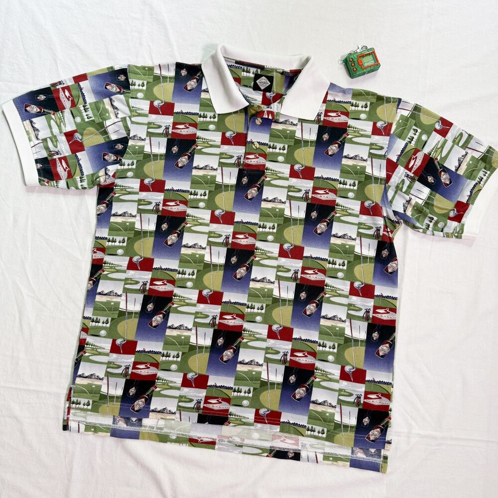 Vintage Tobasco Golf Polo Shirt - L